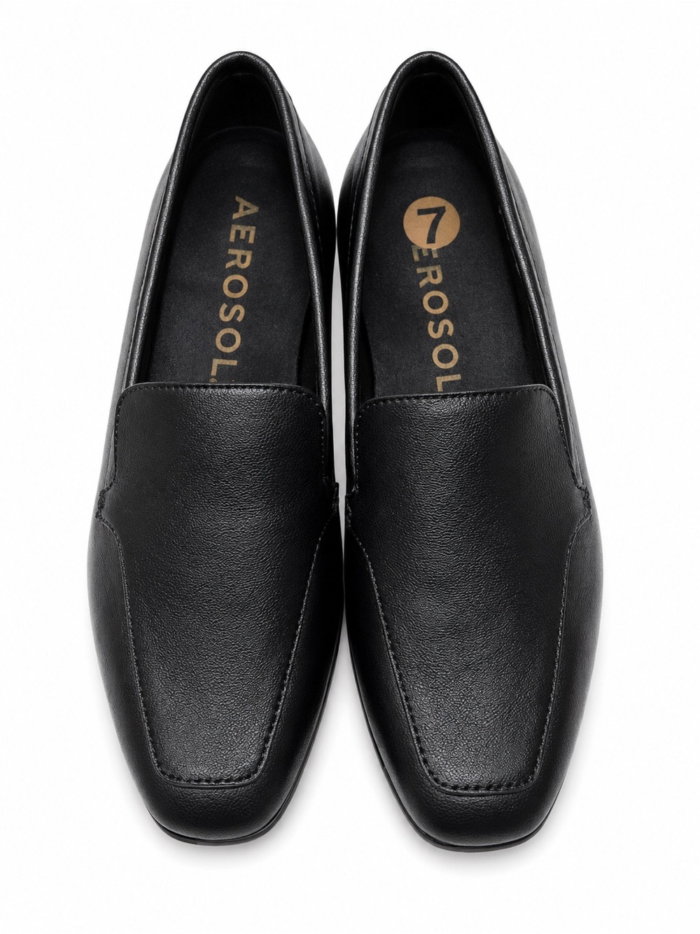 AEROSOLES Women’s Paynes Black Slip-On Loafers Size 7 Medium Flats Comfort